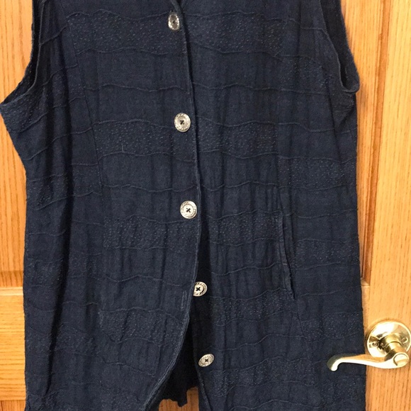 Parsley & Sage Navy vest - Picture 2 of 12